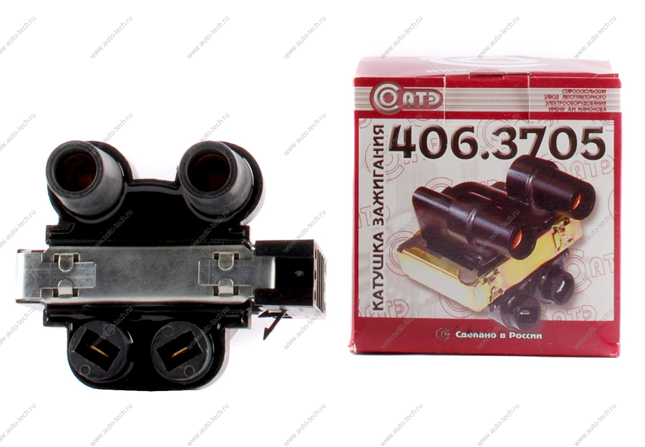 Катушка зажигания ГАЗель 406 дв. (СОАТЭ)  406.3705