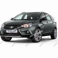 Крыло переднее правое LADA Vesta SW Cross крашеное 496 Фантом (серо-голубой) Lada LADA 8450102330-496