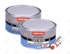 Novol Шпатлевка FIBER п/э со стекловолокном 1,8 кг. Novol 1225