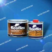 Грунт REOFLEX 2К (3+1) (Acryl Filler) серый (0,5л+0,16л) REOFLEX 16270
