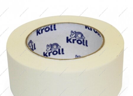 Скотч малярный 0,25 *45м коричн Kroll ADHESIVE White  025