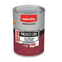 Novol Грунт PROTECT 360 1+1(мокрый по мокрому) эпоксидный универсальн. антикорроз.серый (0,8л+0,8л отв. 5950) к-т Novol 37200