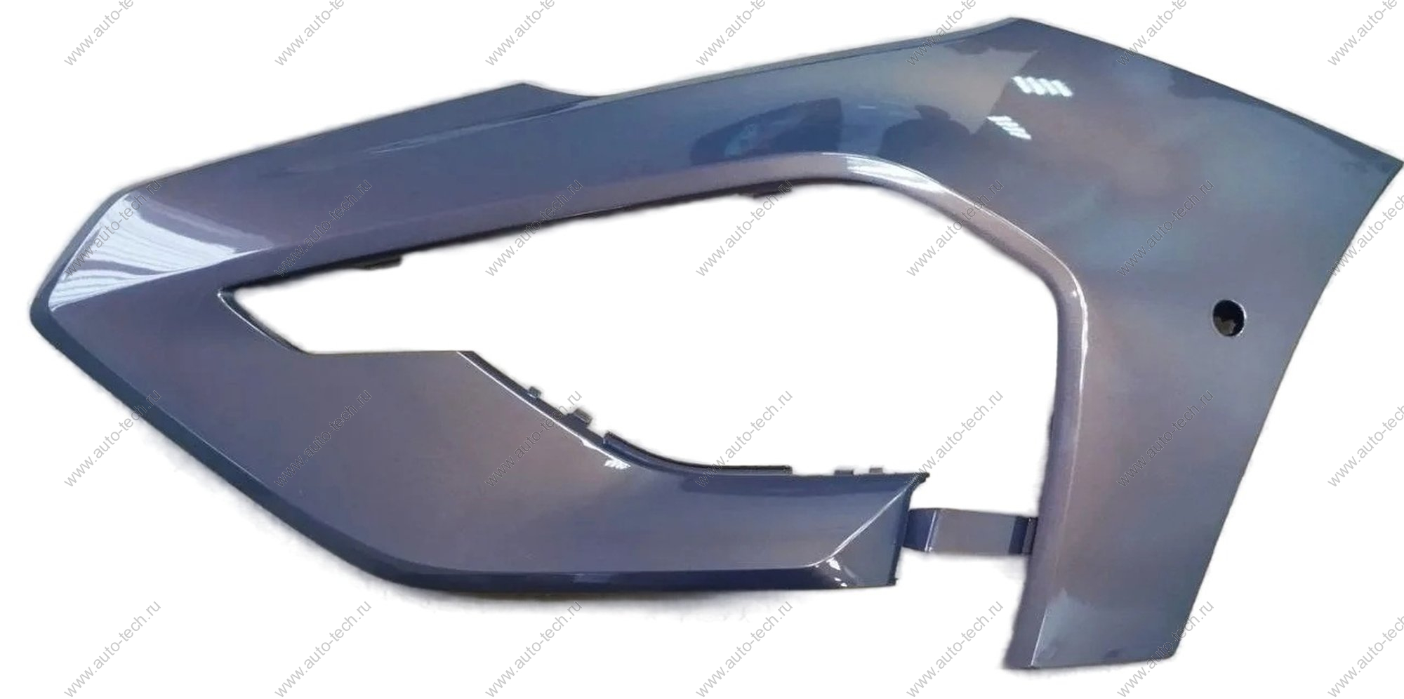 Накладка переднего бампера левая с отверстием под датчик слепой зоны цвет Фантом LADA Vesta SW Cross FL Lada LADA 8460010250-496