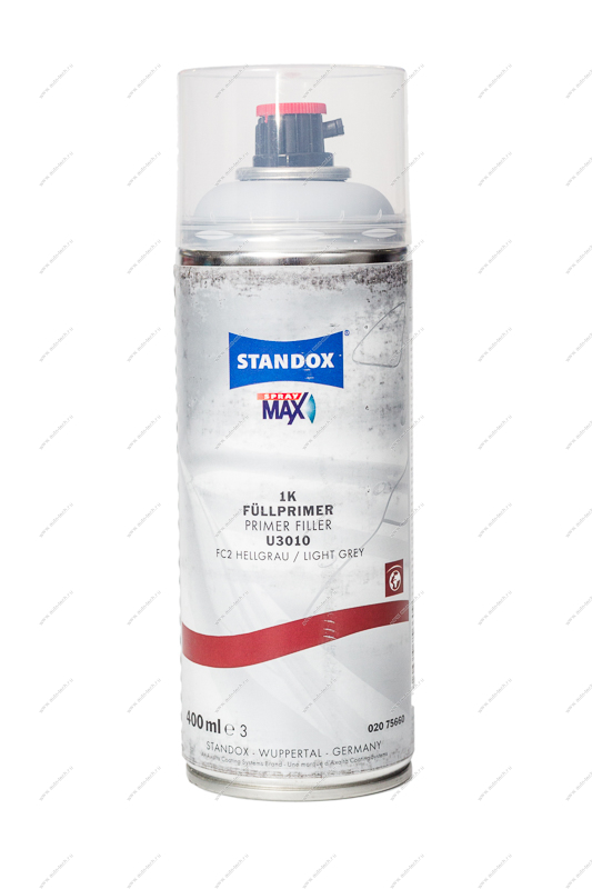 Грунт STANDOX FULLPRIMER 1к аэрозоль серый 400мл Standox U3010