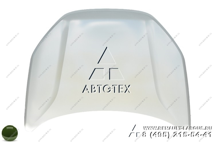 Капот LADA Vesta Sedan/SW/ SW Cross в цвет 372 Криптон (темно-зеленый) , герметик только по шву АвтоВАЗ LADA 8450039378-372