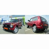 Бампер задний крашеный ВАЗ-21214 Niva Urban 193 Пламя Кампласт