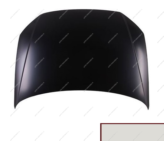 Капот крашеный VW POLO седан 15-20 (без отв. под эмблему) B4 - CANDY WHITE SIMYI SIMYI 6RU823031C-B4
