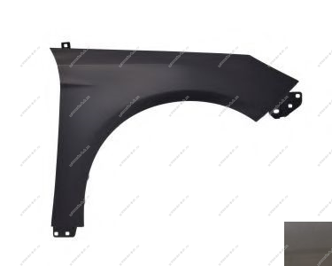 Крыло правое Ford Focus 3 крашеное Sterling Gray Metallic UJ/M7205A Api  1729700-UJ/M7205A