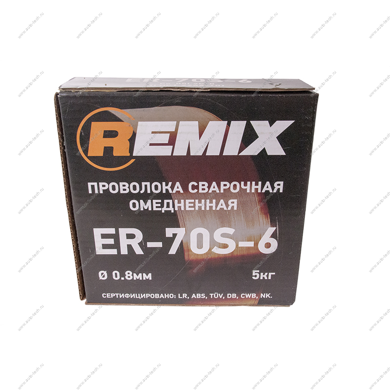 Проволока сварочная 0,8 мм 5кг. Имп. омедн. Рядная REMIX  PROV05