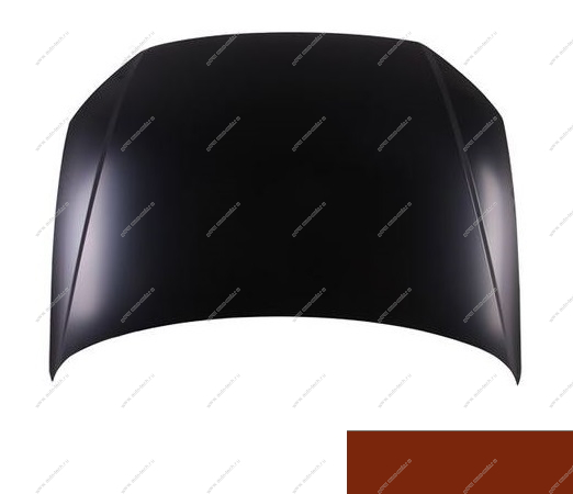 Капот крашеный VW POLO седан 15-20 (без отв. под эмблему) 3J - COPPER ORANGE SIMYI SIMYI 6RU823031C-3J