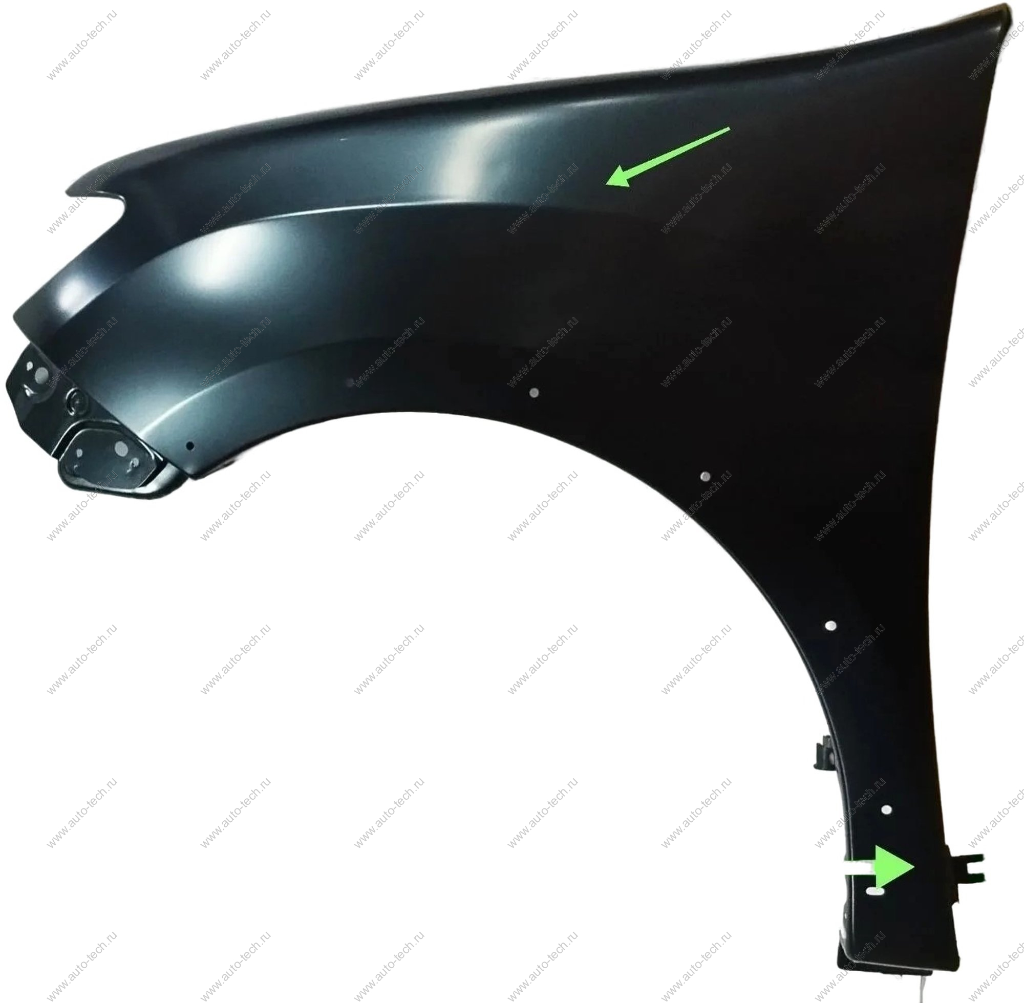 Крыло RENAULT Sandero Stepway 2014- переднее левое без отв. под повторит. под расширитель SAT STDC02016E2