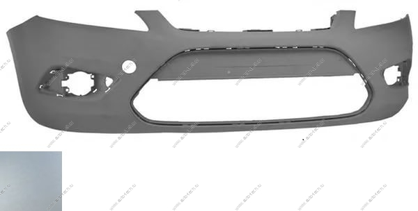 Бампер передний Ford Focus 2 седан крашеный Ingot Silver Metallic UX/M7226A Gama  1521127-UX/M7226A