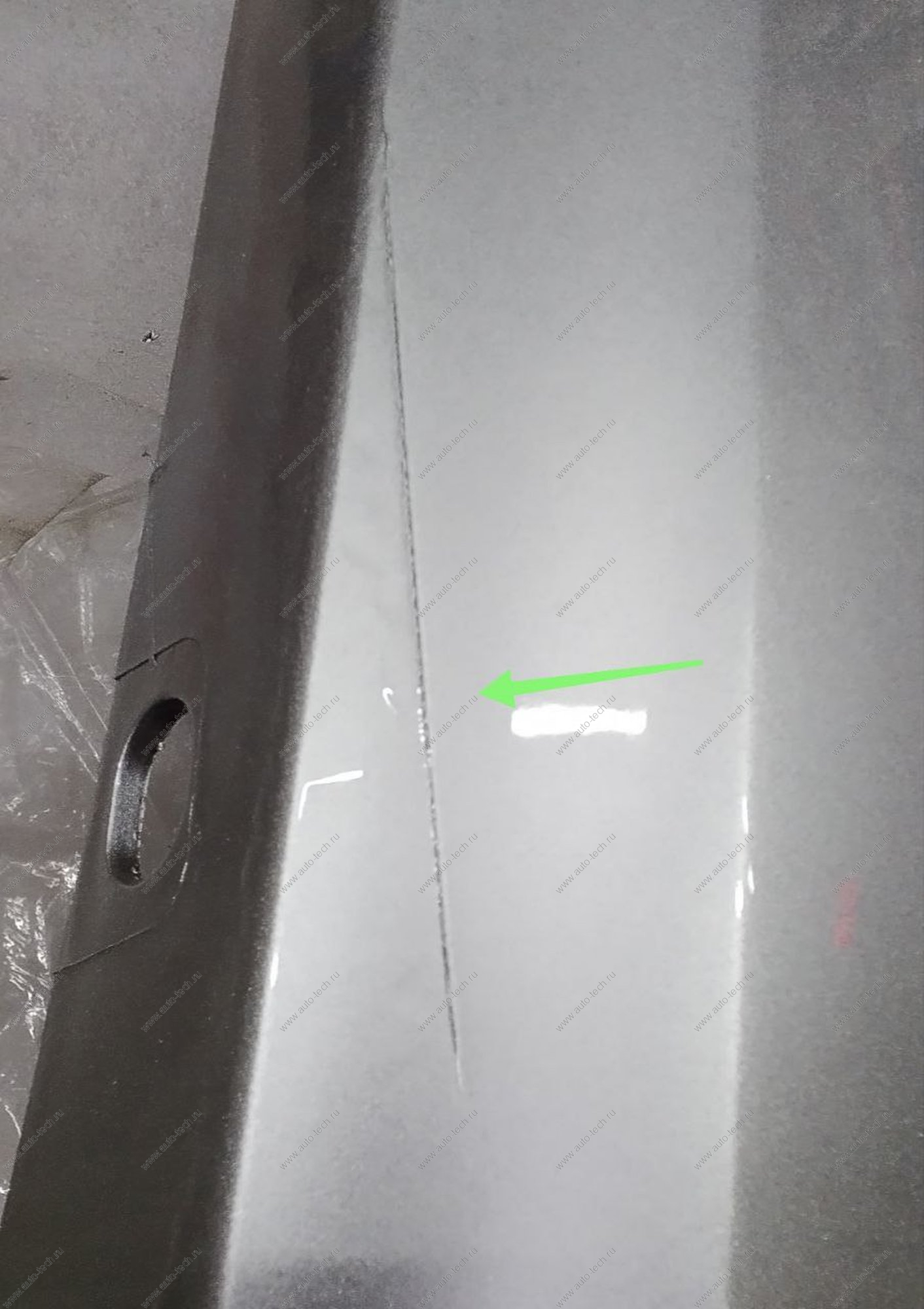 Бампер задний LADA Largus/Лада Ларгус крашеный 691 Платина (Серебристый) Lada LADA 8450000256-691Р