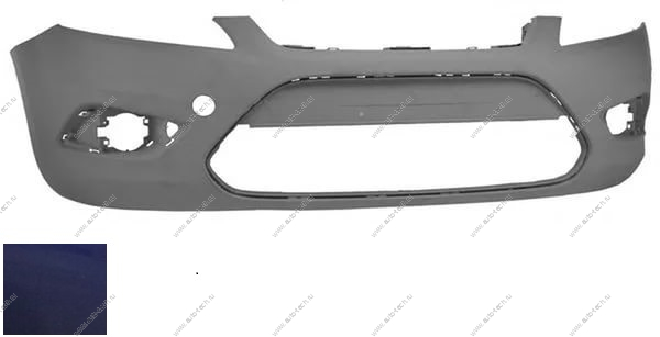 Бампер передний Ford Focus 2 седан крашеный Spirit Blue/Performance Blue L1 Gama  1521127-L1