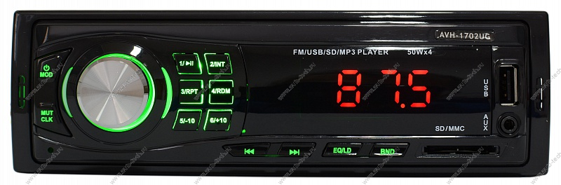 Ресивер ACES AVH-1702UG (4x50W, зеленые кнопки ) ACES ACES AVH-1702UG
