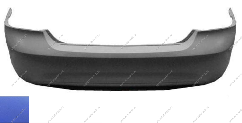 Бампер задний Ford Focus 2 седан крашеный Sonic Blue Metallic SN/25V Китай  FDFOC08-640-SN/25V