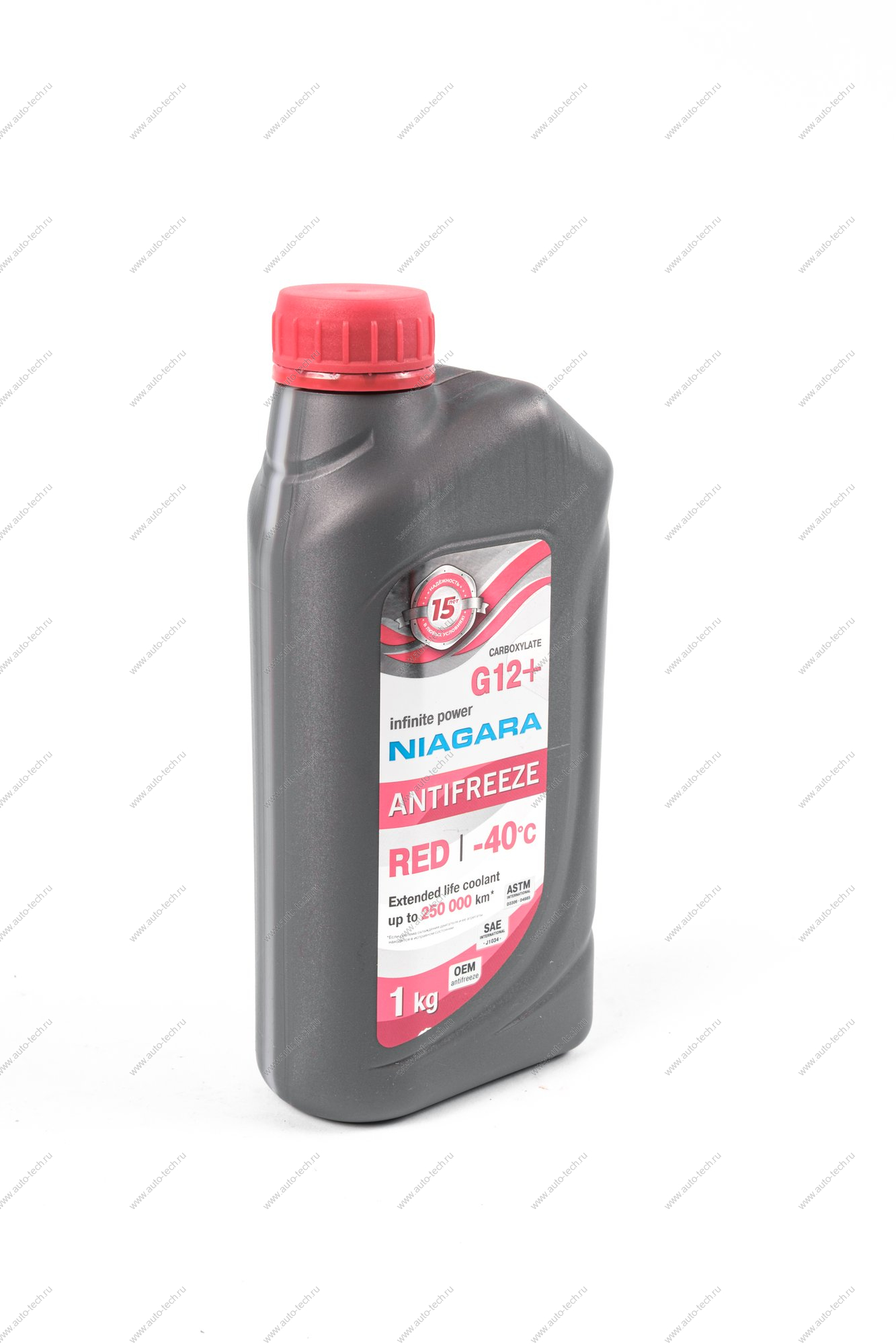 Жидкость охлаждающая Антифриз Ниагара G12+ (карбоксилатный)(красный) 1 кг