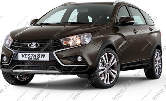 Крыло переднее левое LADA Vesta SW Cross крашеное 246 Ангкор (коричневый) Lada LADA 8450102331-246