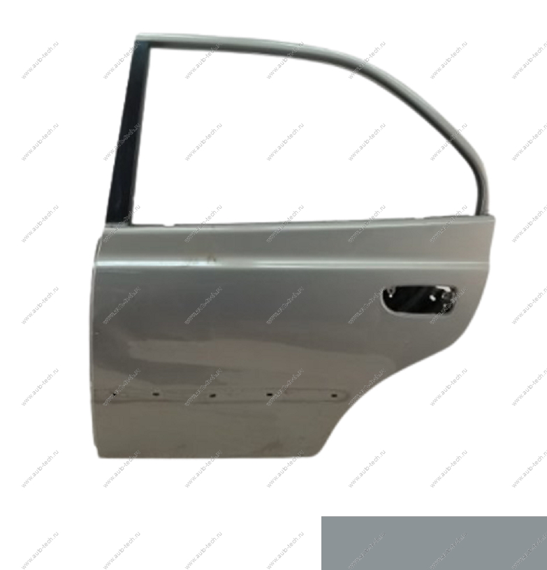 Дверь крашеная задняя левая HYUNDAI ACCENT 00-12 S09 - Серебристый Иней Китай CHINA 7700325030-S09