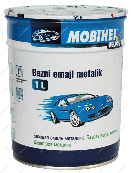 Базовая эмаль металлик Mobihel Пантера 1л MOBIHEL 672