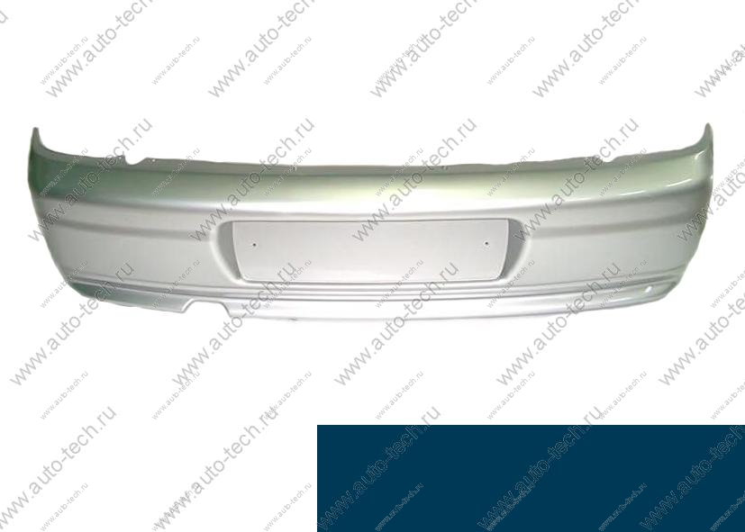 Бампер задний ВАЗ-2110 крашеный 453 Капри Технопласт  21100-2804012-453