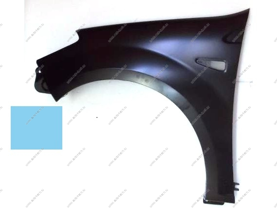 Крыло левое RENAULT Sandero крашеное Bleu Electrique RNZ Металлик API Api 6001551025-RNZ