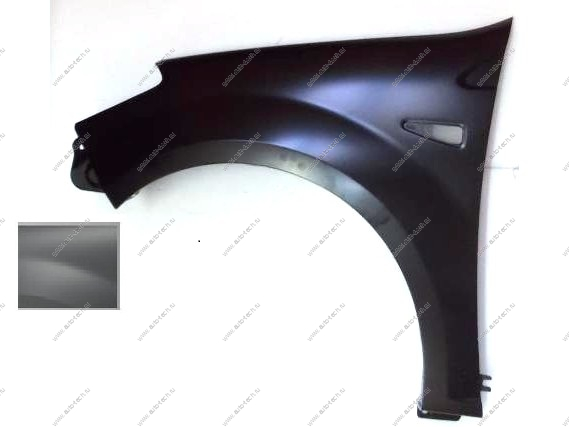 Крыло левое RENAULT Sandero крашеное Gris Platine D69 Cерая платина API Api 6001551025-D69