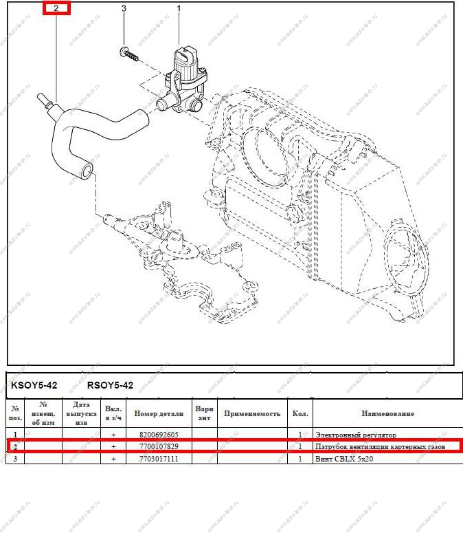 Патрубок LADA Largus/Лада Ларгус управления потоком воздуха Renault RENAULT 7700107829