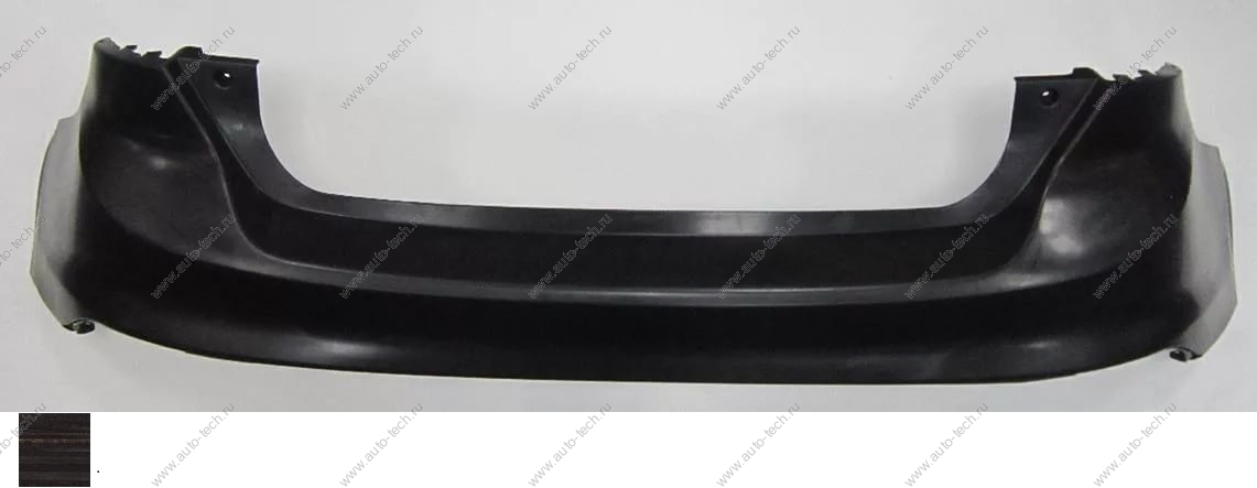 Бампер задний Ford Focus 3 х/б крашеный Black Ebony UA/M6373A Китай  1743130-UA/M6373A