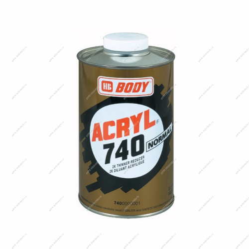 Растворитель 740 ACRIL NORMAL для акриловых продуктов.1л Body Body 740.00.0000.1