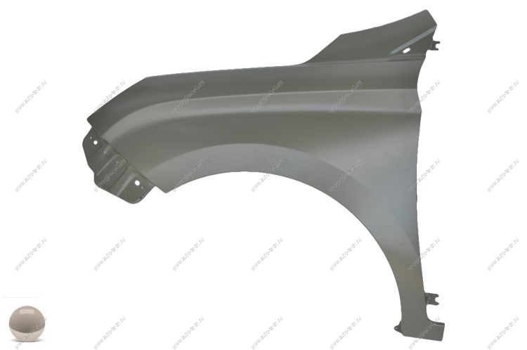 Крыло LADA XRAY переднее левое крашеное 242 Серый базальт (серо-бежевый) АвтоВАЗ LADA 631014885R-242