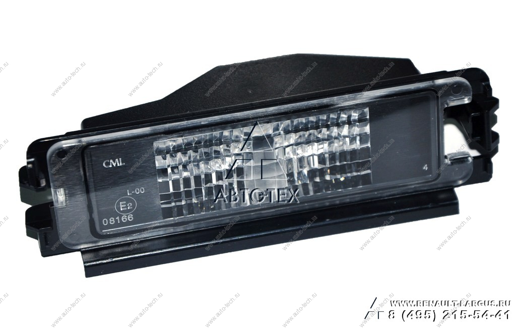 Фонарь RENAULT Sandero/Рено Сандеро после 2010 г освещения номерного знака Renault RENAULT 8200957874