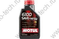 Моторное масло 6100 SAVE-NERGY 5W30 1л MOTUL 112127