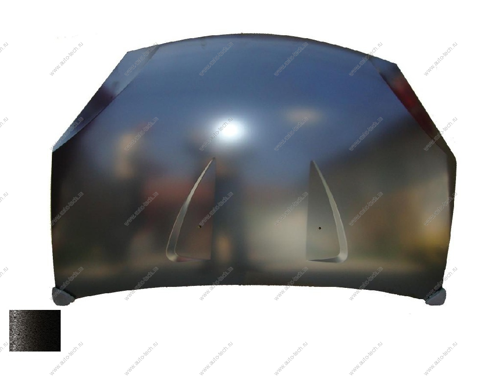 Капот RENAULT Sandero крашеный Noir nachre 676 Черная жемчужина API  6001551350-676