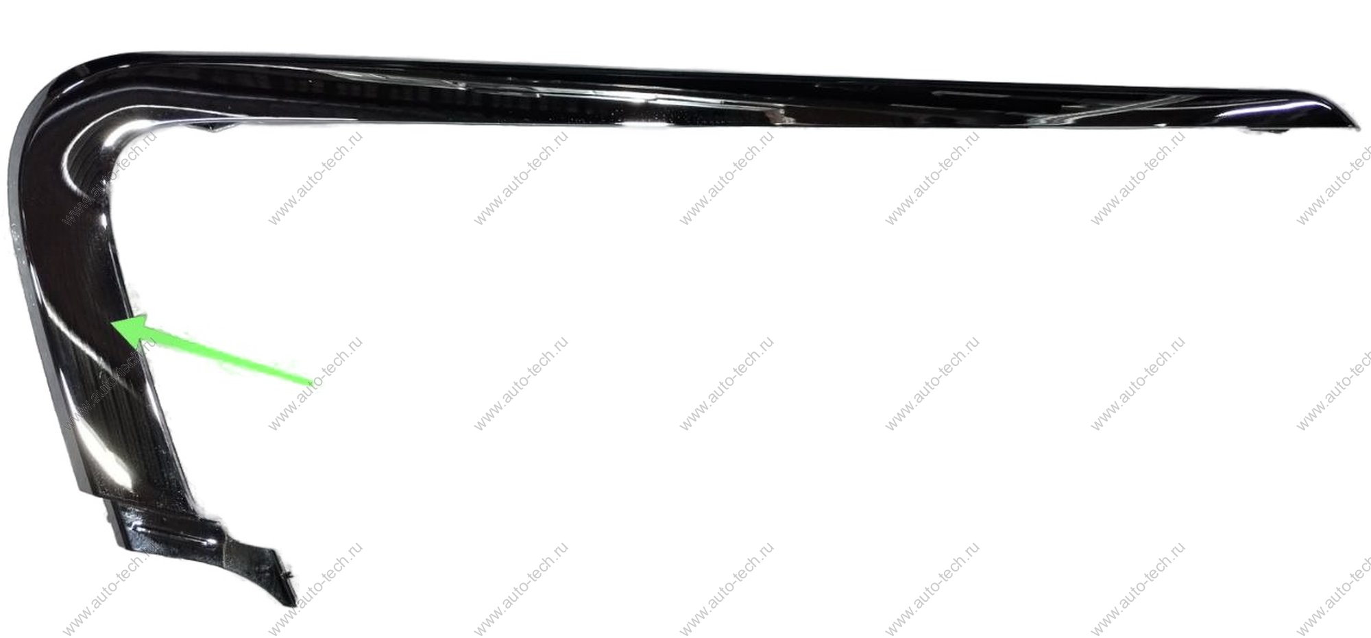 Молдинг LADA Vesta/Веста переднего бампера верхний левый хром Lada LADA 8450031565