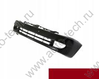 Бампер передний крашеный MITSUBISHI LANCER 9 рест. под ПТФ (2003-2008) P85 - PALM RED, RALLY RED TYG TYG 6400B378WA-P85