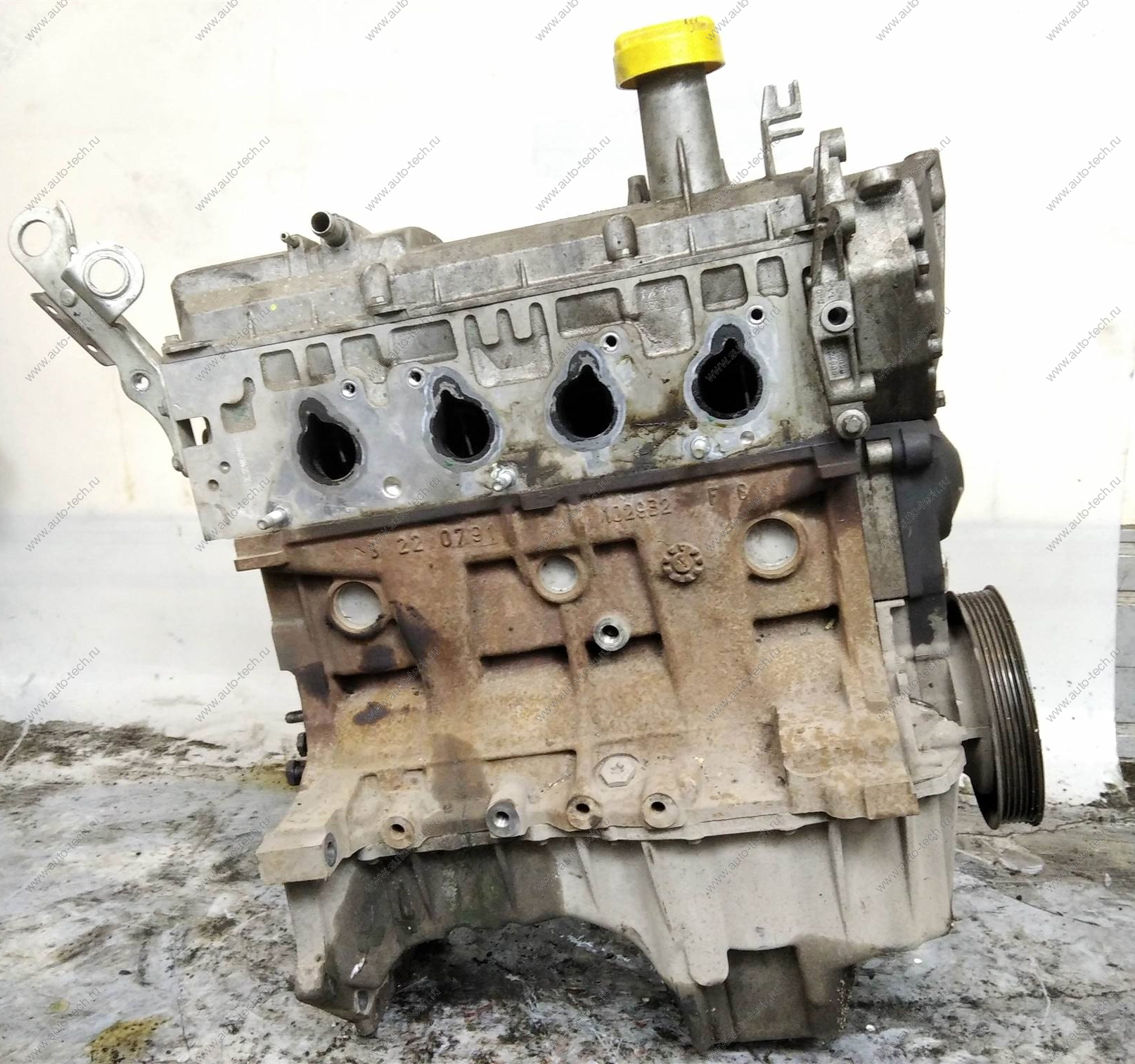 Двигатель Renault Logan K7M-710 (1,6 л бенз) Renault RENAULT 6001549086