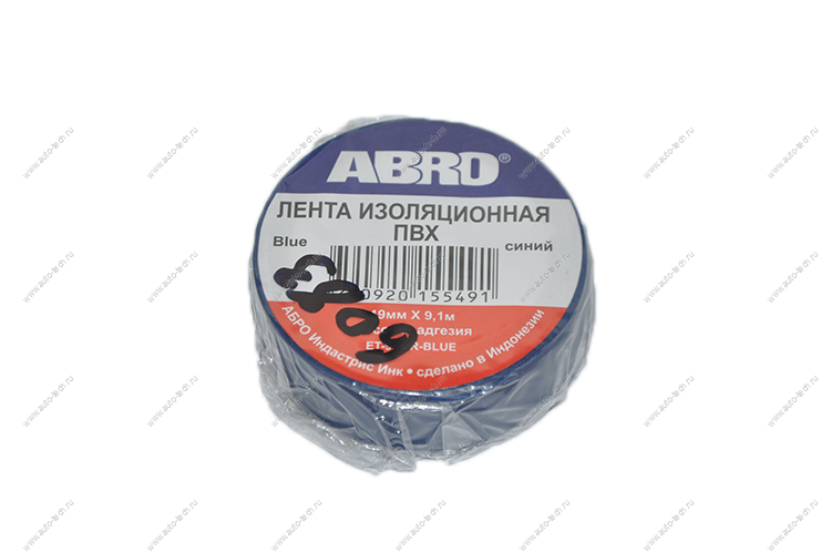 Изолента черная 9,1м х 18мм ABRO ABRO ET-912