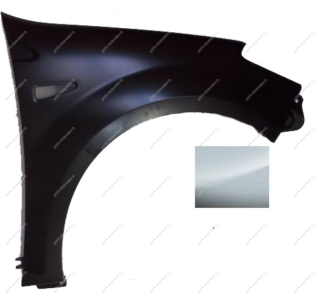 Крыло правое RENAULT Sandero крашеное Blanc glacier 369 Белый лед API Api 6001551026-369