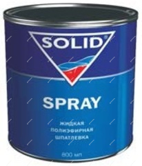 Шпатлевка SOLID SPRAY жидкая 1,2 кг Solid 319.0800