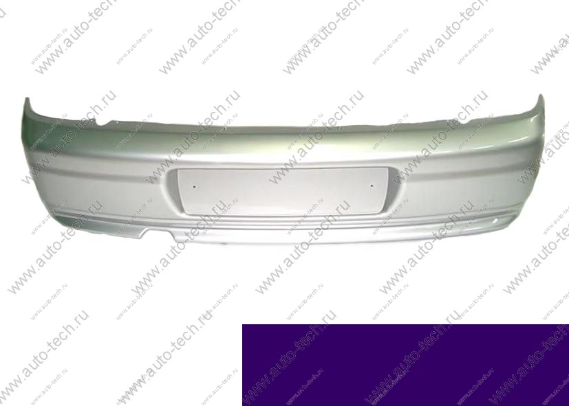 Бампер задний ВАЗ-2110 крашеный 499 Ривьера Технопласт  21100-2804012-499