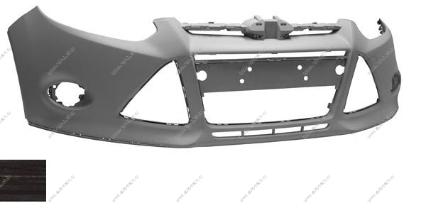 Бампер передний Ford Focus 3 седан крашеный Black Ebony UA/M6373A 2010- Gamma  1719342-UA/M6373A