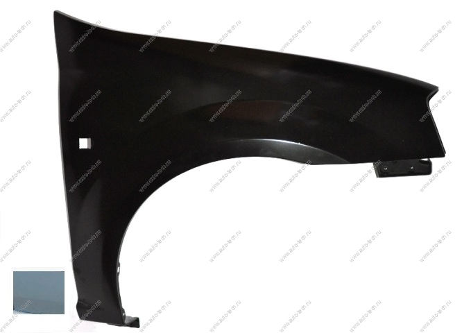 Крыло переднее правое RENAULT Logan/Рено Логан крашеное F98 Vert opaline Серебристый Api Api 6001549973-F98