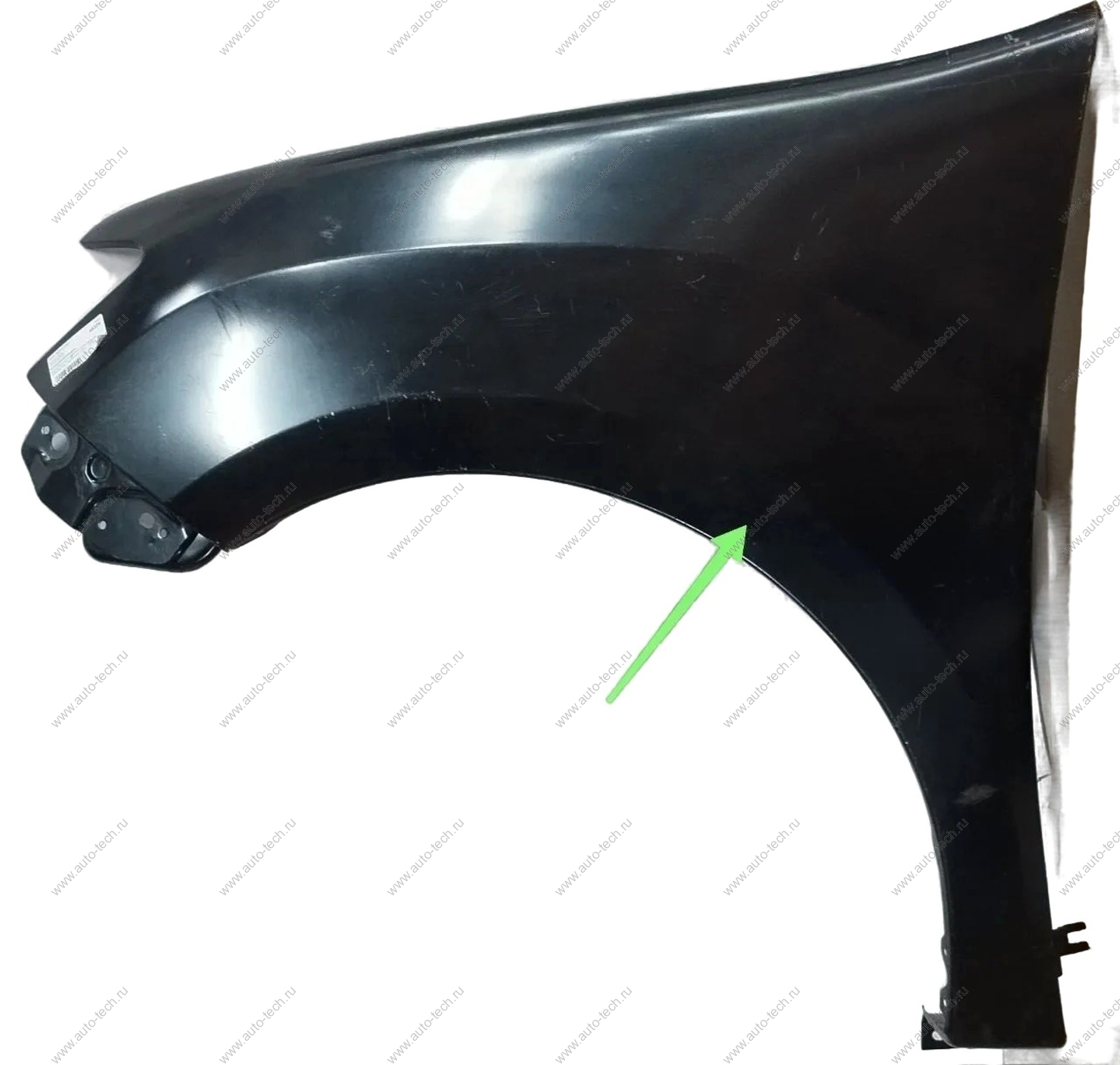 Крыло RENAULT Logan/Рено Логан переднее левое без отв. под повторит. 2014- OEM YIH SHENG OEM0055KPL