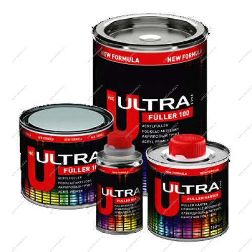 ULTRA FULLER Грунт серый 100.5+1 0,4л+отвер 0,08 л Novol  000