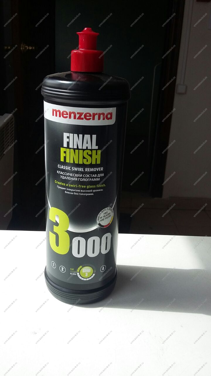 Menzerna Низкоабразивная доводочная полировальная паста FINISH FF3000 1л Menzerna Menzerna 22029.261.870
