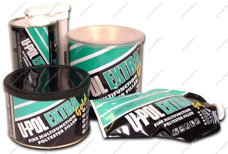 Шпатлевка U-POL UPEG/BM EXTRA GOLD Универс., мелкая, легкошлиф., пакет 1кг U-pol UPEG/BM