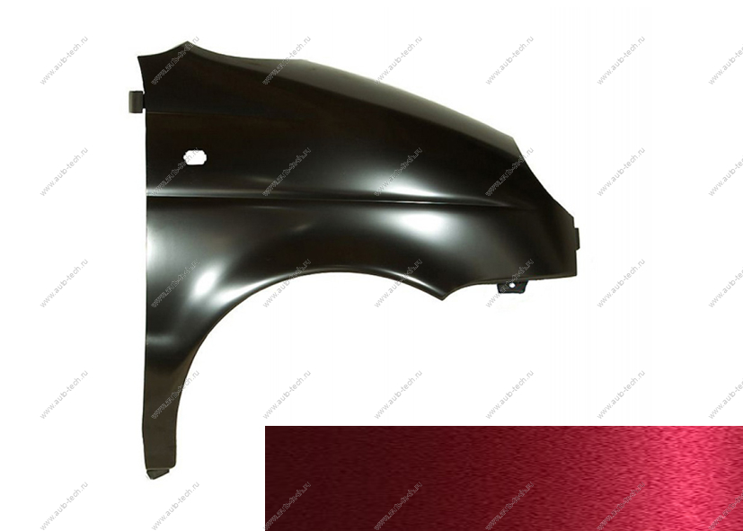 Крыло переднее правое крашеное DAEWOO Matiz с 01-05г Испанский красный GMJ Api Api DAMA01-W0FWH-R-GMJ