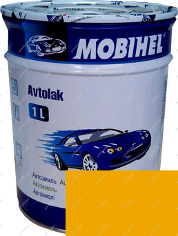 Базовая эмаль металлик Mobihel Золотисто-желтая 1л MOBIHEL 1035