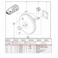 Усилитель вакуумный LADA Largus в сборе (без гтц) Renault